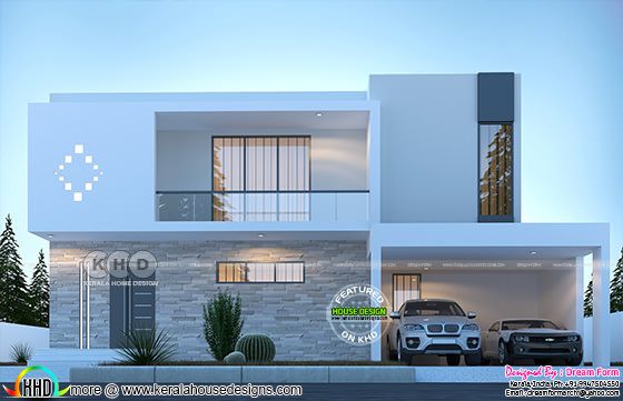 4 bedroom 3350 sq.ft Contemporary home design