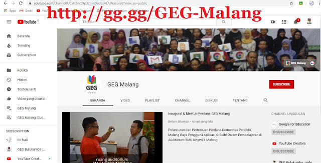 inaugural GEG Malang