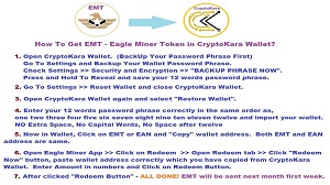 How To Get EMT in CryptoKara Wallet 