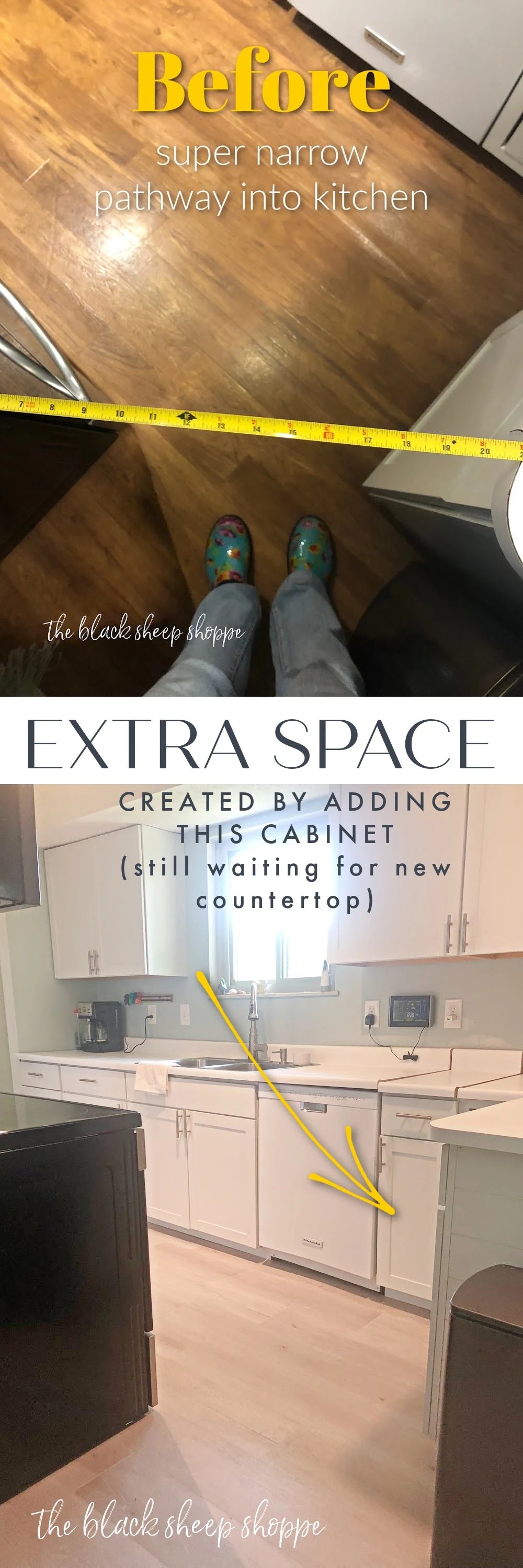 My design plan created space for less than $200.