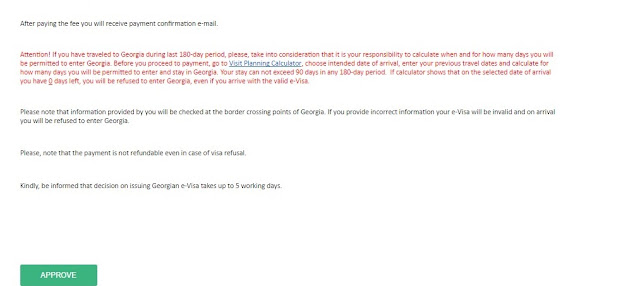  yang saya kunjungi tahun kemudian yaitu salah satu negara bab Amerika Serikat LANGKAH MUDAH MENGURUS E-VISA GEORGIA