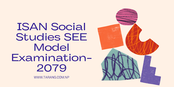 ISAN Social Studies SEE Model Examination-2079