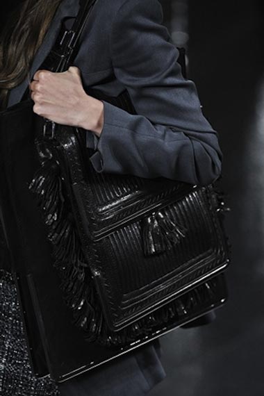 Cool black chic style bag or the cross-body bag