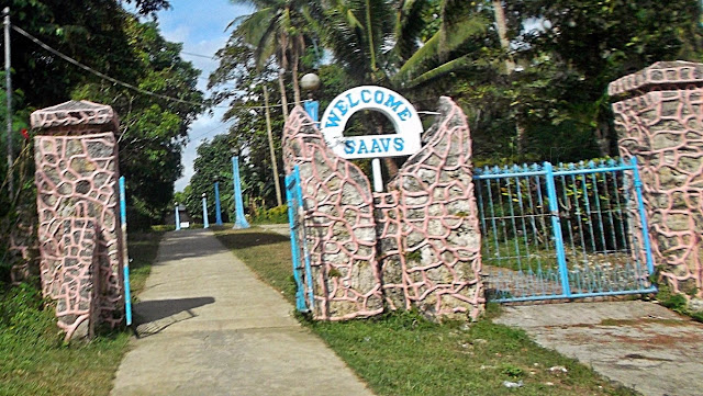 entrance gate of San Antonio Agricultural and Vocational School (SAAV)