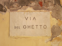 Jewish Ghetto Sign, Liguria Italy