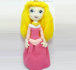 PATRON GRATIS PRINCESA AURORA | LA BELLA DURMIENTE AMIGURUMI 52626