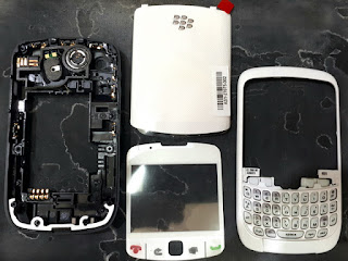 Casing Blackberry BB 8520 Gemini Fullset Original Housing