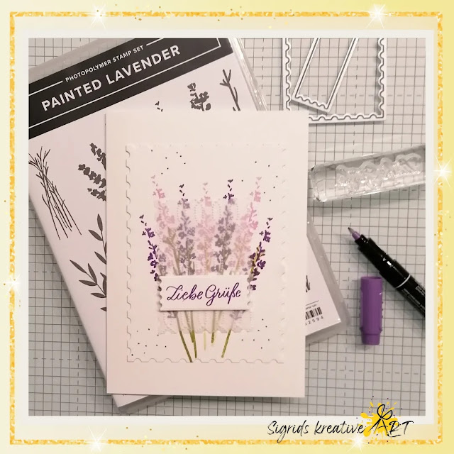 Stampin Up - painted lavender - Karten basteln - Cardmaking