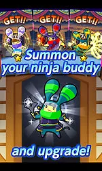 Screenshots of the LINE Ninja Strikers for Android tablet, phone.