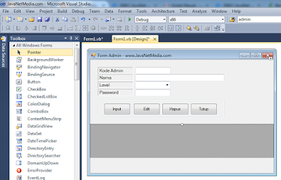 VB .Net - Cara Memunculkan Item Data Pada ComboBox