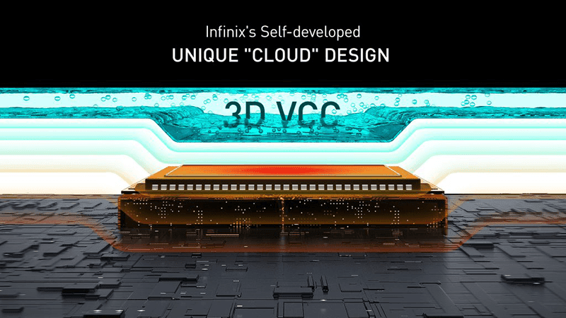 Infinix annnounces new 3D Vapor Cloud Chamber Liquid Cooling Technology