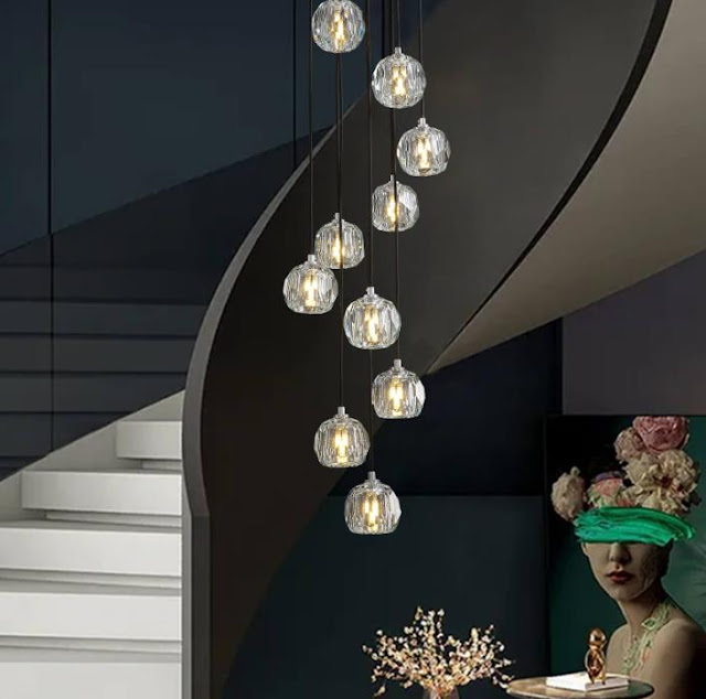 Warm minimalism style chandelier