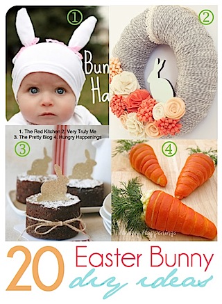 20 Adorable Easter Bunny ideas featured at I Gotta Create!