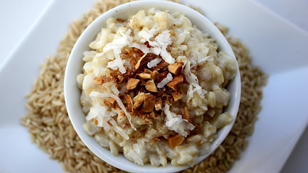 Healthy Rice Pudding With Coconut Milk