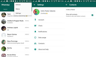 Cara mengatasi kontak whatsapp yang hilang