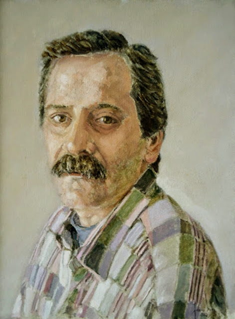 Antonio Vera Mahedero, Pintores Realistas Españoles, Autorretrato de Antonio Vera Mahedero, Pintor Antonio Vera Mahedero, Cuadros de Antonio Vera Mahedero,  Galería de retratos figurativos, Pintor español, Pedro A. Bolós, Pintor Pedro A. Bolós