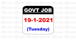 Latest Government Jobs 19th January 2021