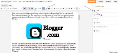 Dasar-Dasar Pengetahuan Tentang Beberapa Fitur Blogger