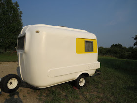 painted fiberglass trailer