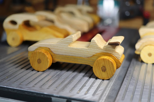 Handmade Wooden Toy Car Convertible From The Speedy Wheels Series