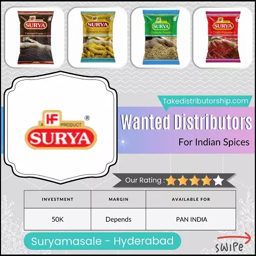 Wanted Distributors for Indian Spices