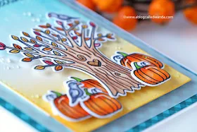 Sunny Studio Stamps: Happy Harvest Beautiful Autumn Nutty For You Dies Autumn Splendor Fall Themed Cards by Wanda Guess