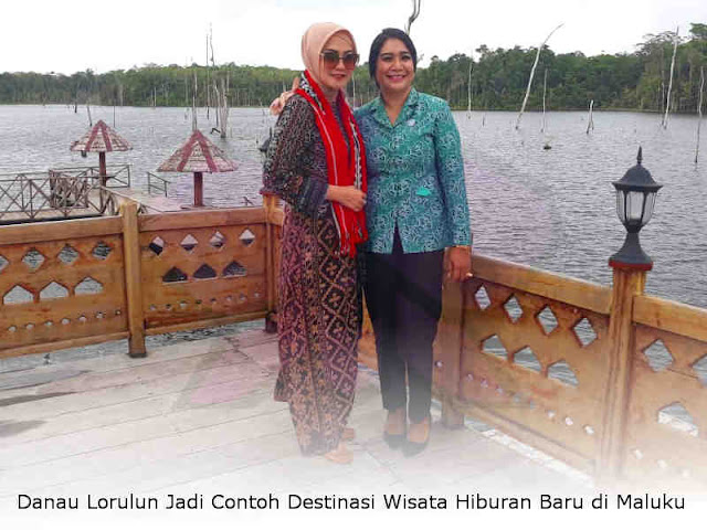 Danau Lorulun Jadi Contoh Destinasi Wisata Hiburan Baru di Maluku