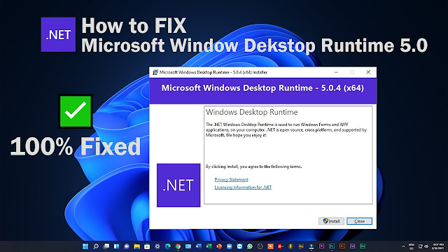 .NET Desktop Runtime for PC - Download for WINDOWS