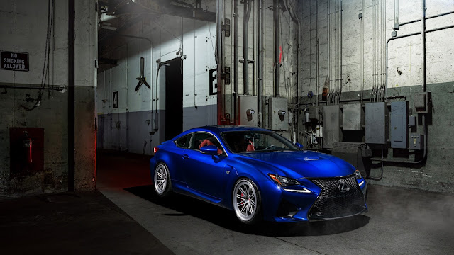 Blue Lexus RC F HD Wallpaper