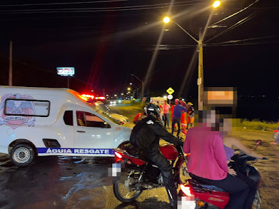 Batida entre moto e bicicleta deixa dois feridos em Conceição do Coité