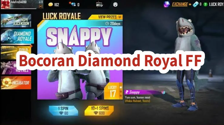 bocoran diamond royale ff terbaru 2021 juli