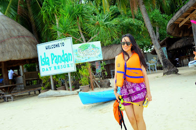 Trisha Sebastian in Isla Pandan Day Resort Puerto Princesa Palawan