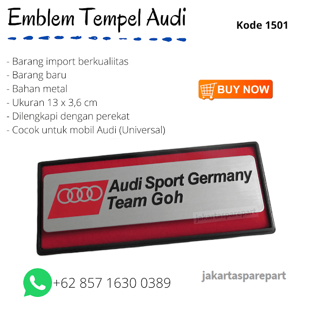 Emblem Tempel Audi Sport Germany Team Goh