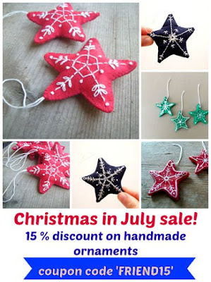 15% off handmade ornaments by MadameRenard