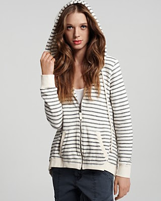 striped hoodie