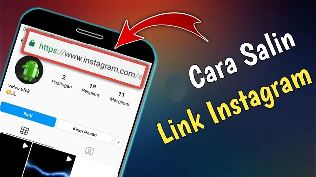 Cara Salin Link IG