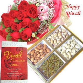 Diwali Wishes with Roses