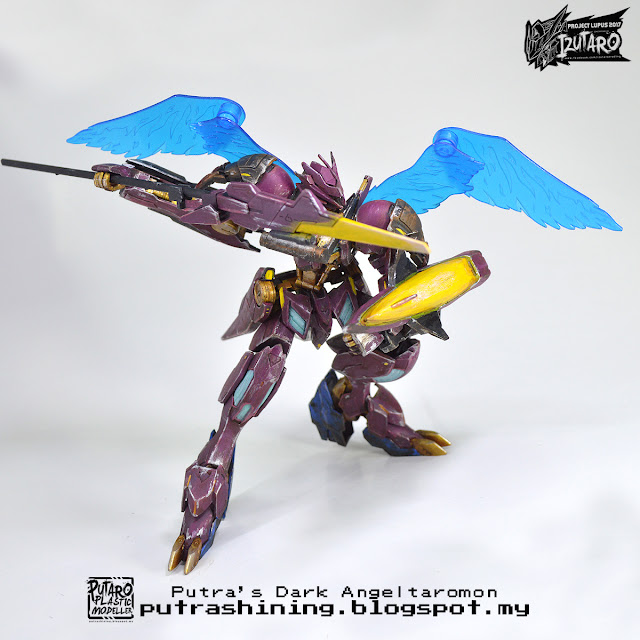 Izutaro Project Lupus 2017: Dark Angeltaromon - HGIBO 1/144 Gundam Barbatos Lupus Rex Custom Paint by Putra Shining