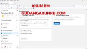 Jual Akun  business manager facebook Suda verifikasi ( AKUN BM VERIFED BUG )