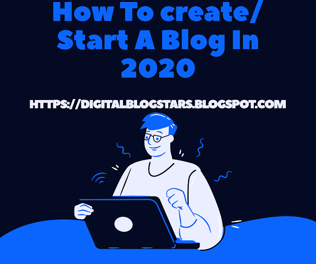 How To make / Start A Blog In 2020