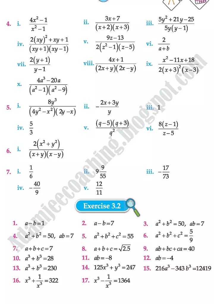 answers-key-mathematics-class-9th-text-book