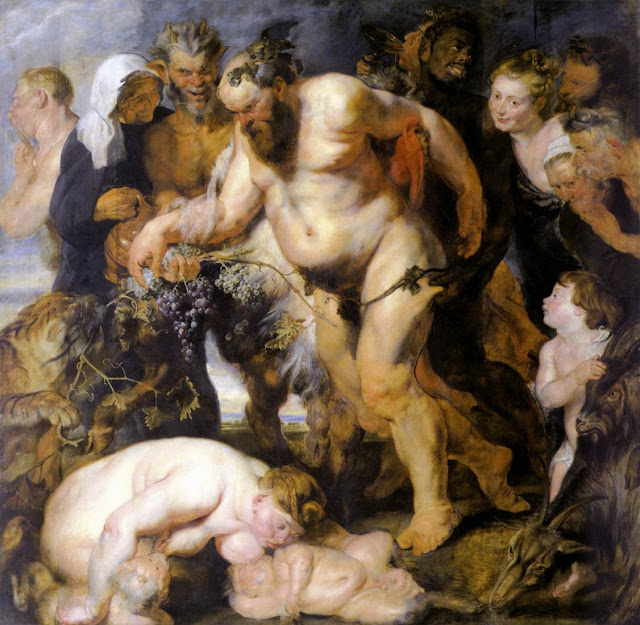 Drunken, Silenus,Rubens