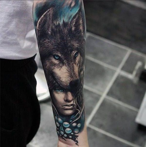 Tatuagem de Lobo - 98 ideias para se inspirar