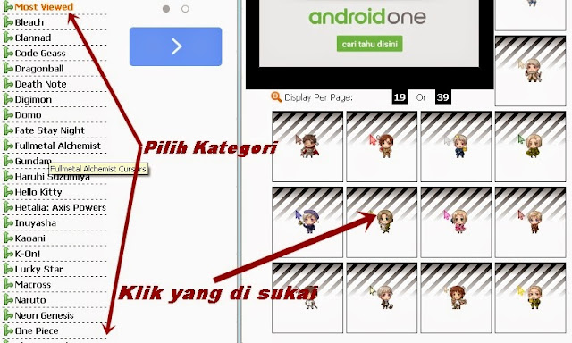 Cara Mengubah Cursor Menjadi Animasi Lucu Unik Keren