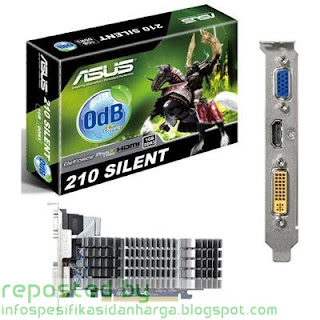 Harga ASUS GeForce [EN210 SILENT/DI/1GD3/V2 (LP)] VGA Card Terbaru 2012