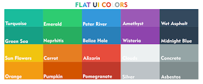 Pallete Warna Flat Design