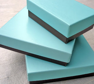 Aqua Favor Boxes