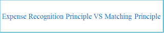 Expense Recognition Principle VS Matching Principle - Principles of Accounting