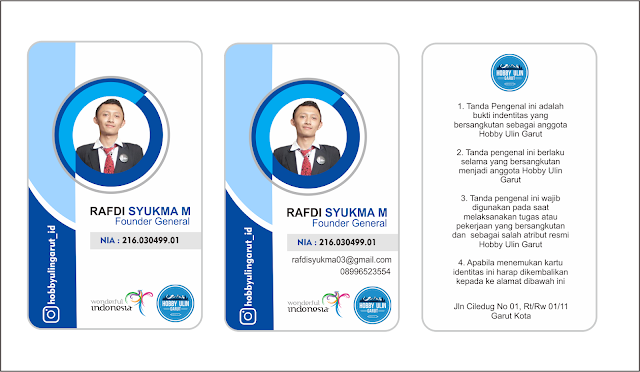 Download Desain ID Card Pegawai Keren Format CoreDraw X7 | FREE Download