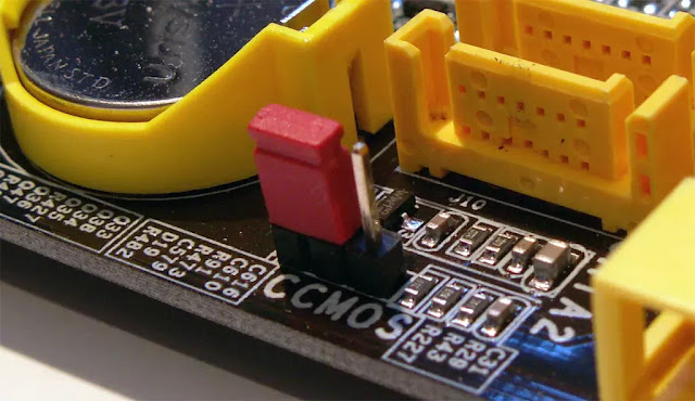 manually reset the BIOS